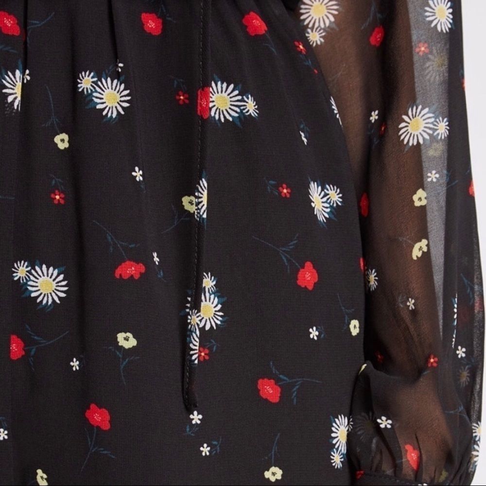 Bcbgeneration Falling Daisy Romper Ruffled - image 2